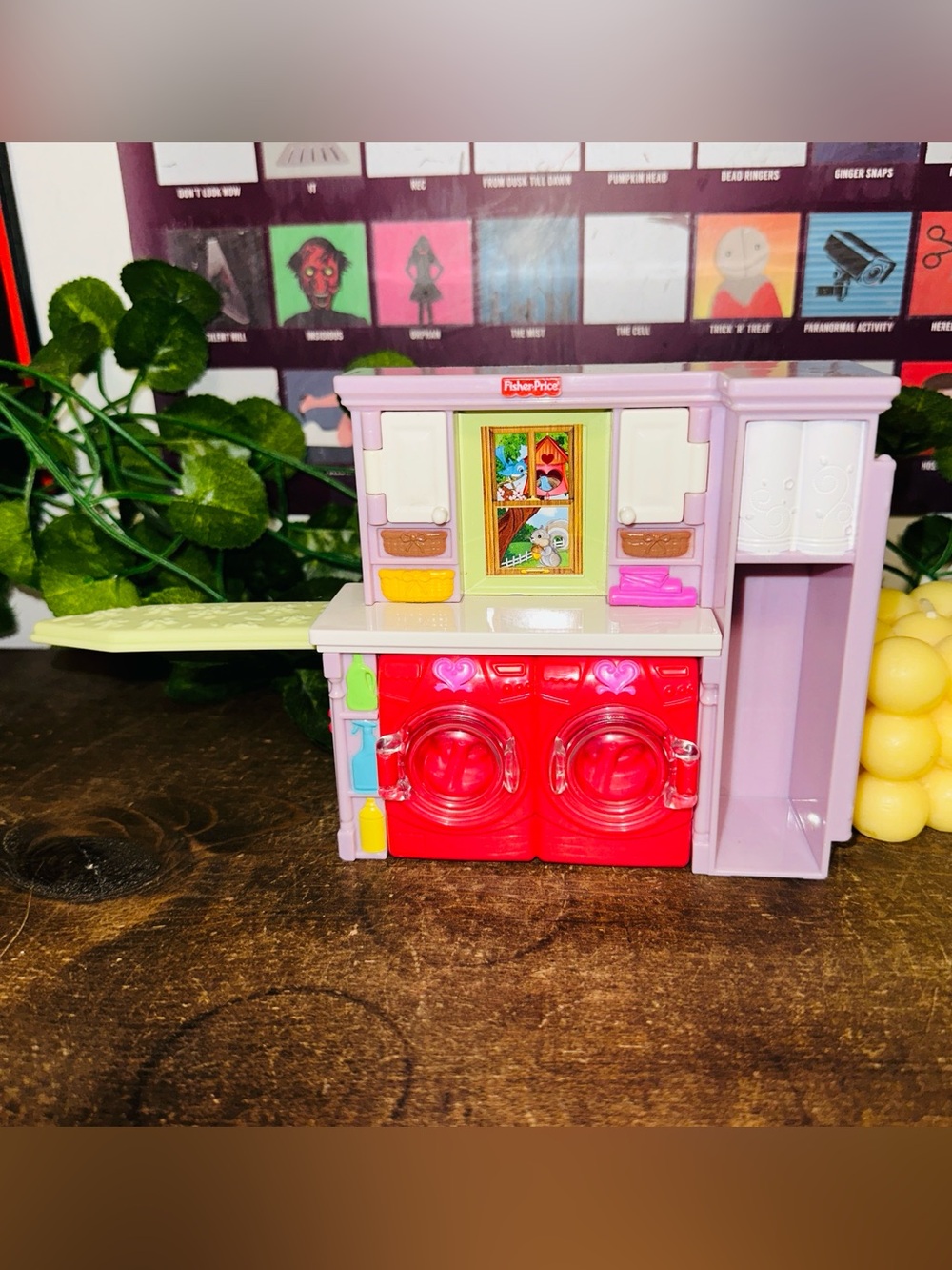 Fisher Price Loving Family Mattel 2000’s Laundry Room Doll Furniture